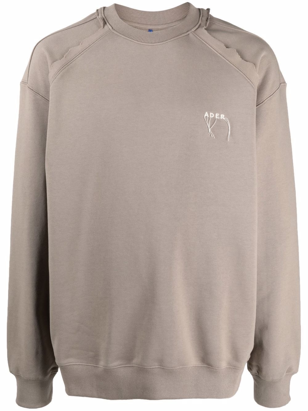 logo crew-neck sweatshirt - 1