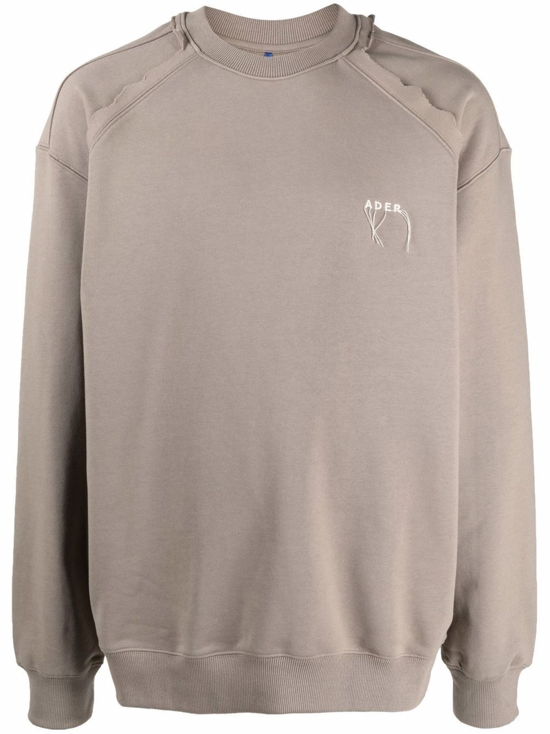 logo crew-neck sweatshirt 1