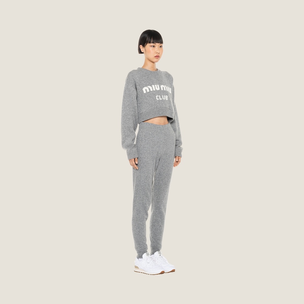 Wool and cashmere pants - 4