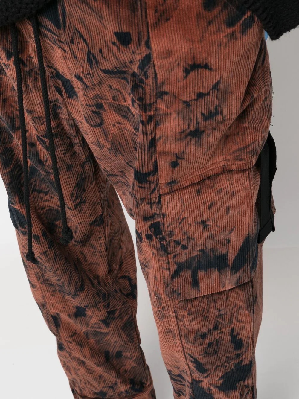 bleached tapered trousers - 5