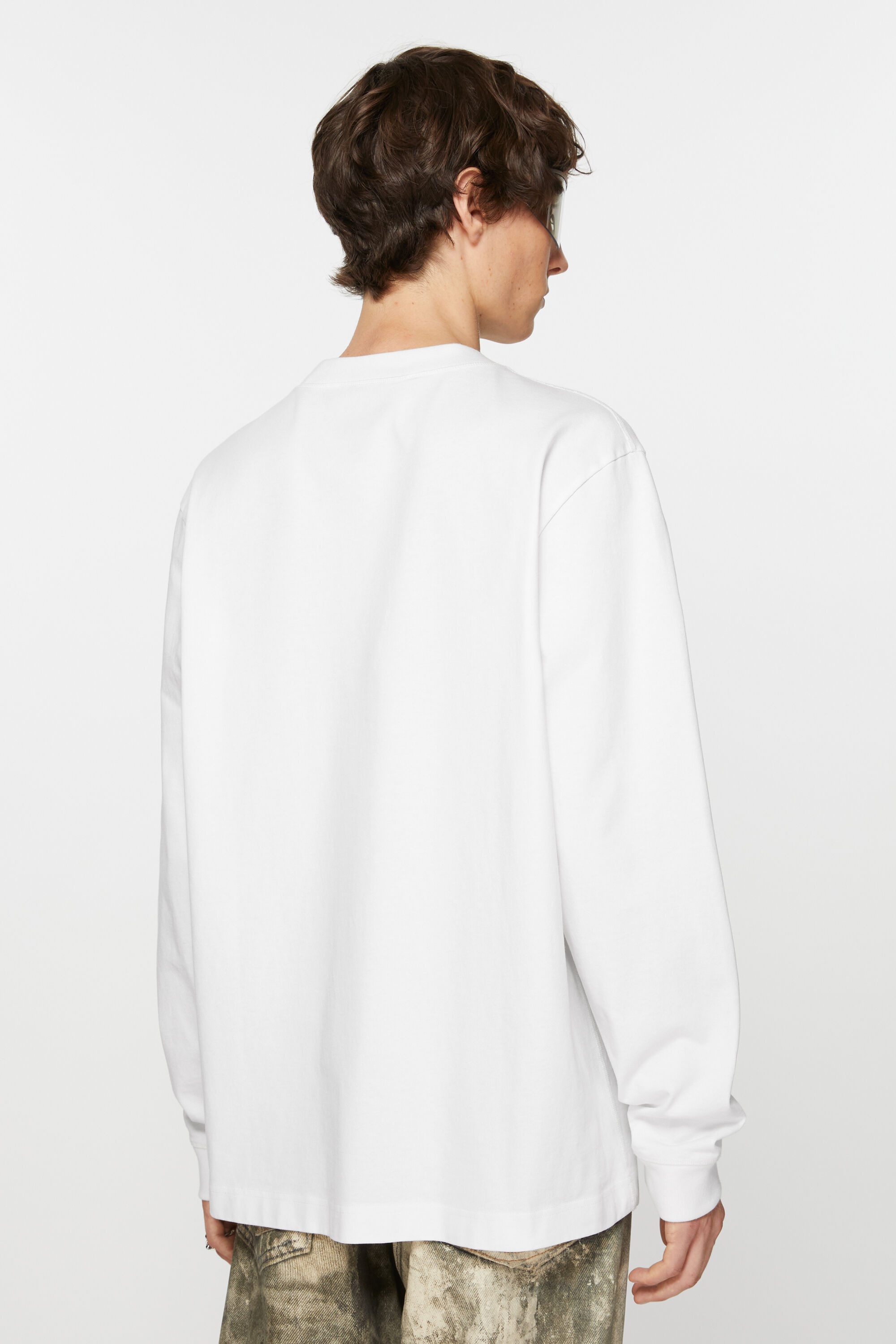 Logo long sleeve t-shirt - Optic White - 3