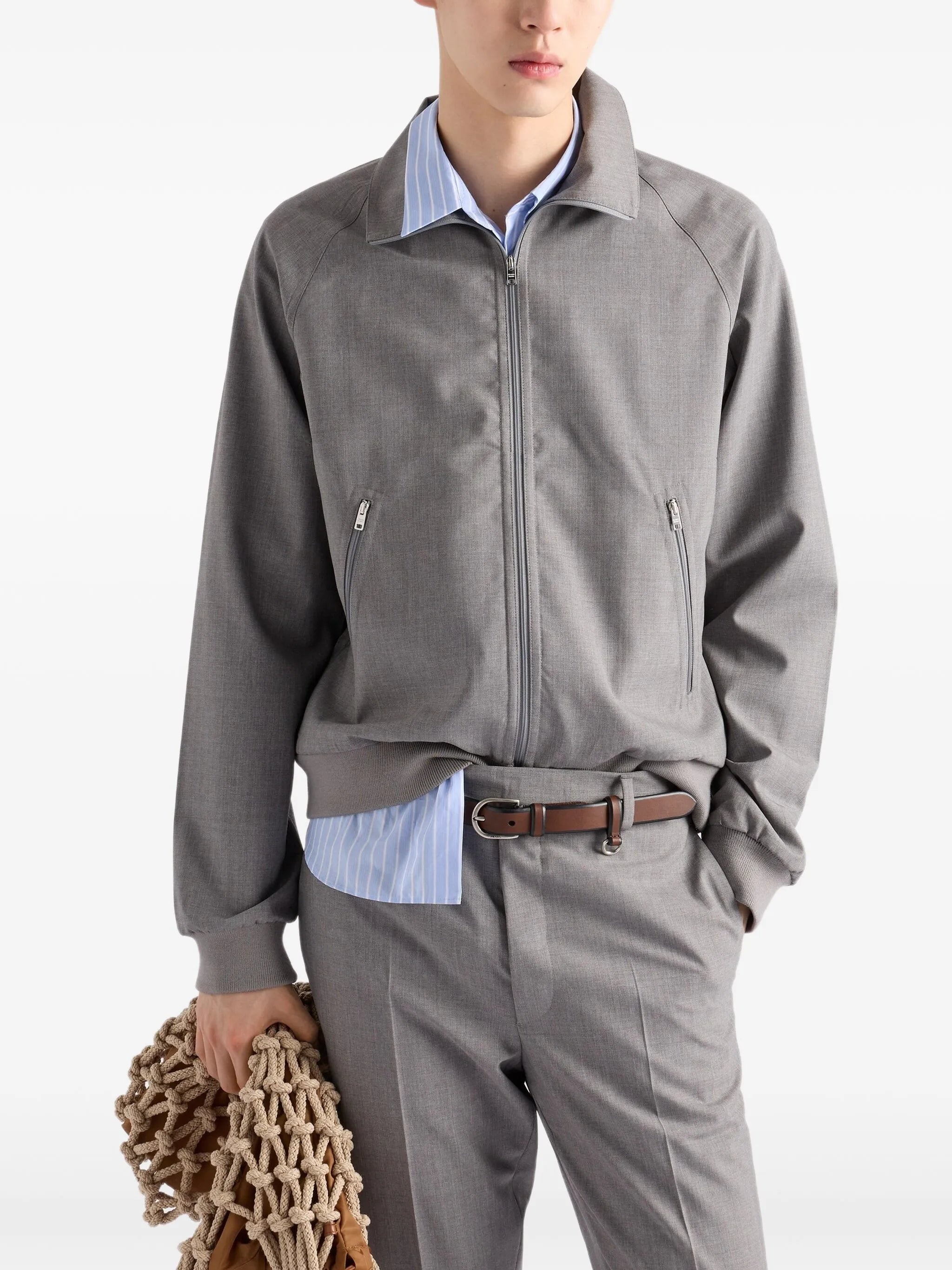 Wool Bomber Jacket - 4