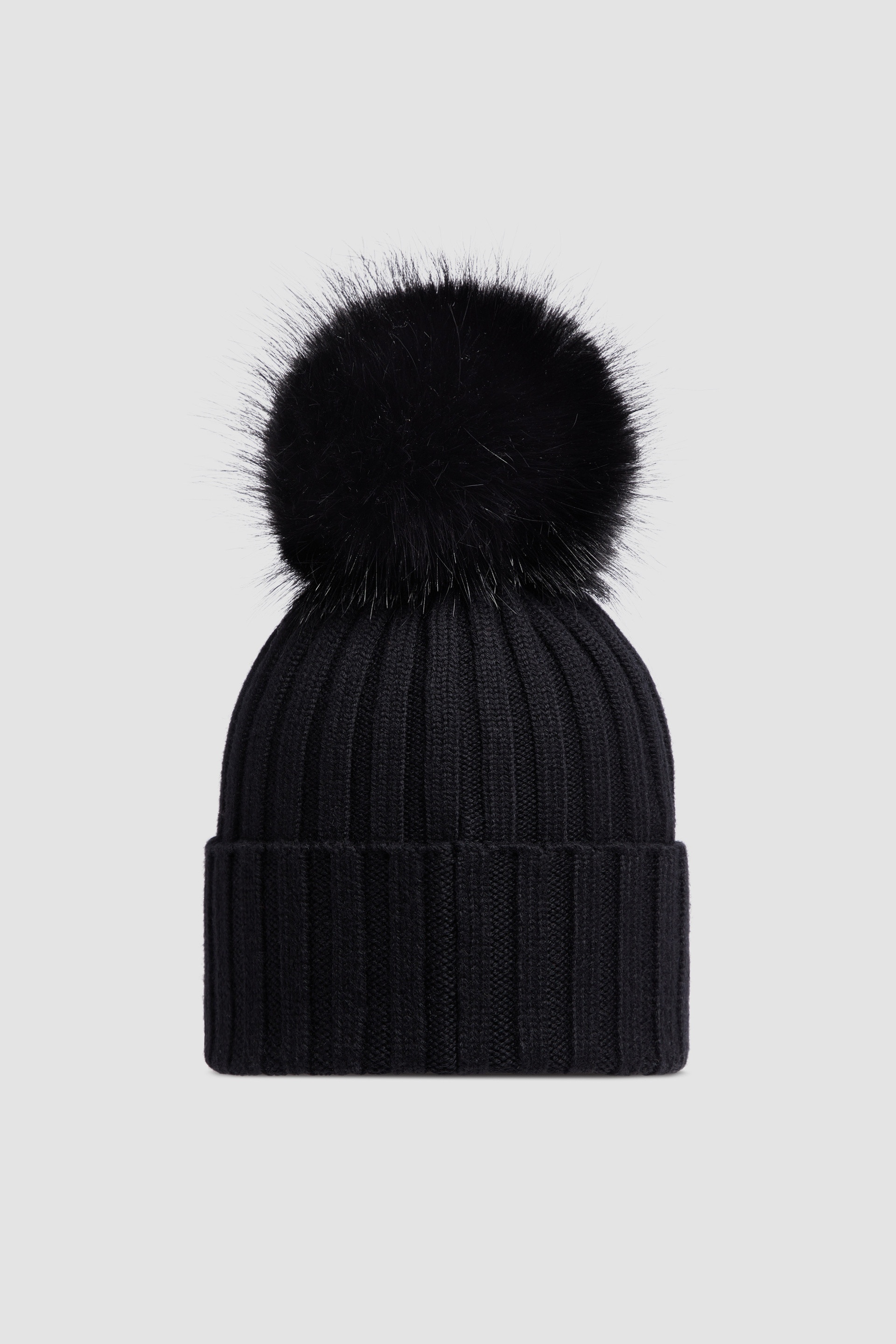 Wool Beanie with Pom Pom - 4