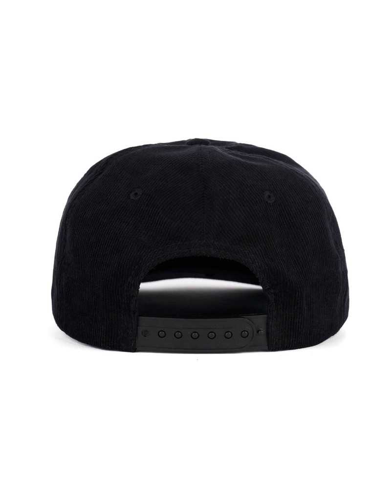 Brain Dead x Sound and Fury 6 Panel Corduroy Hat - Black 3