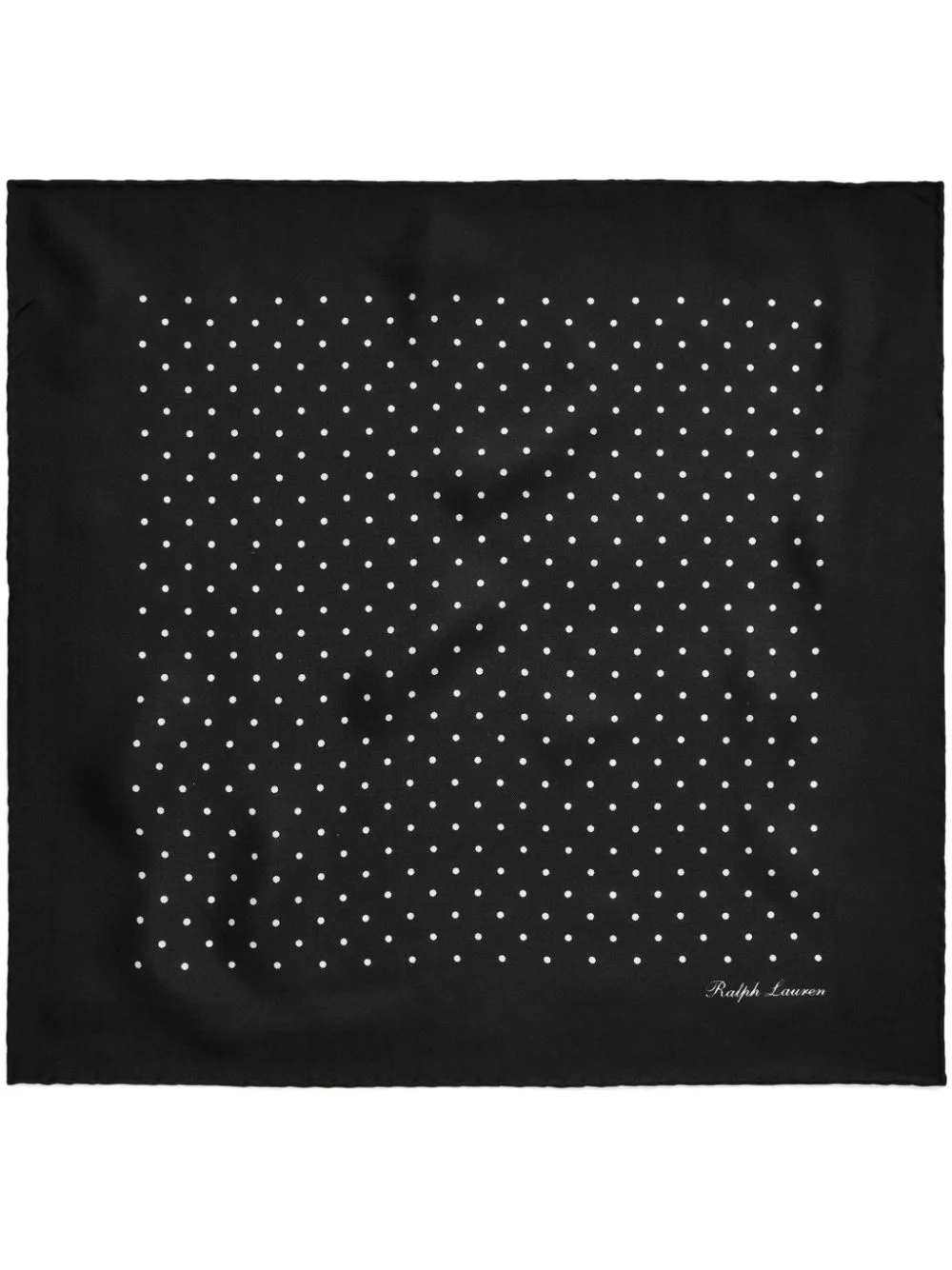 polka dot-print silk scarf - 1
