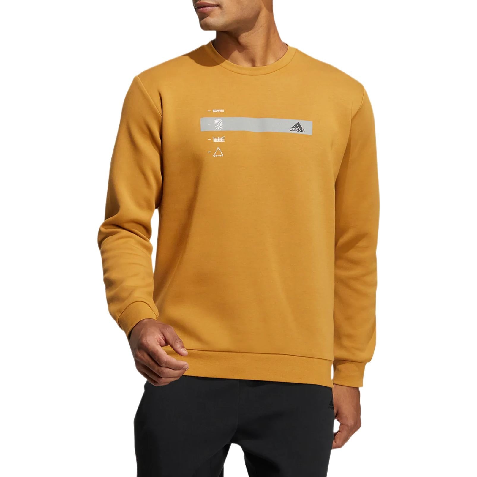 adidas Classic Gfx Crew Sweatshirt 'Orange' HN9020 - 2