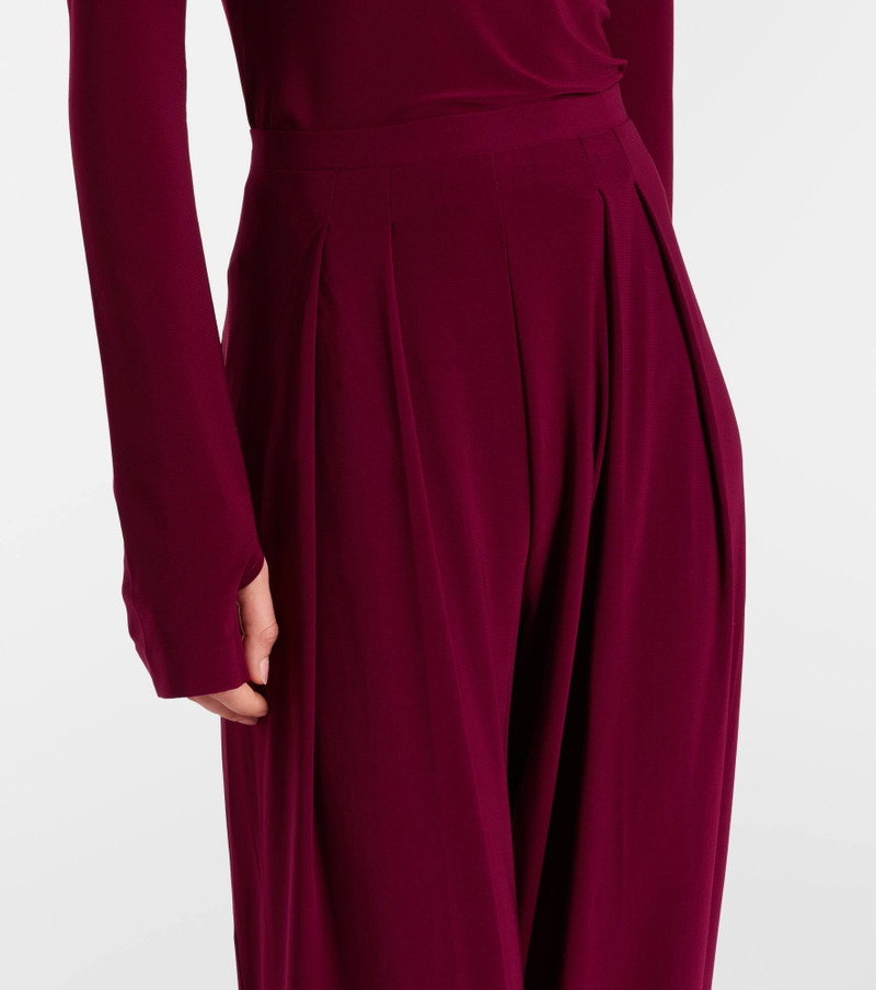 Pleated wide-leg pants 4