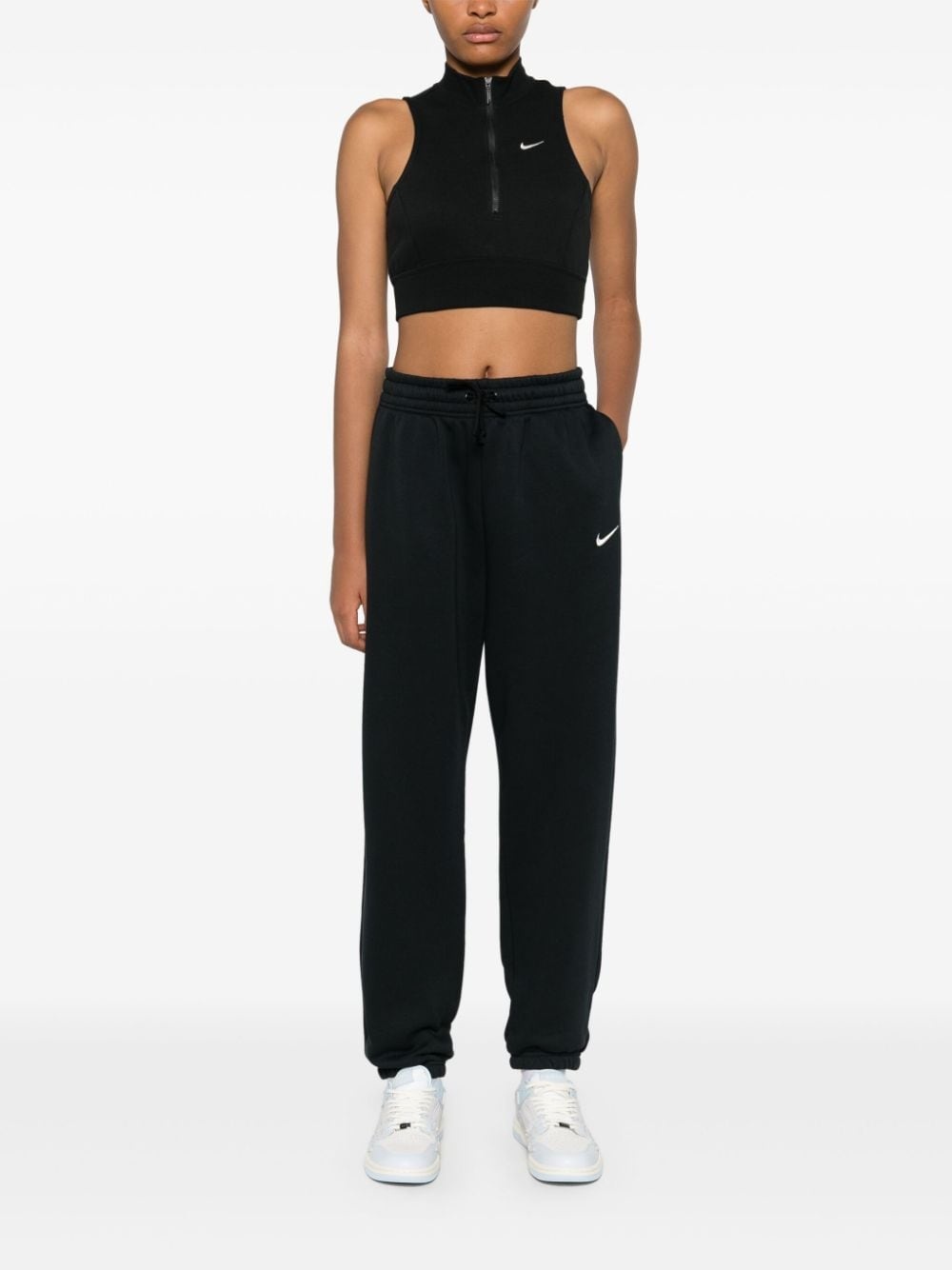 high-waist track pants - 2