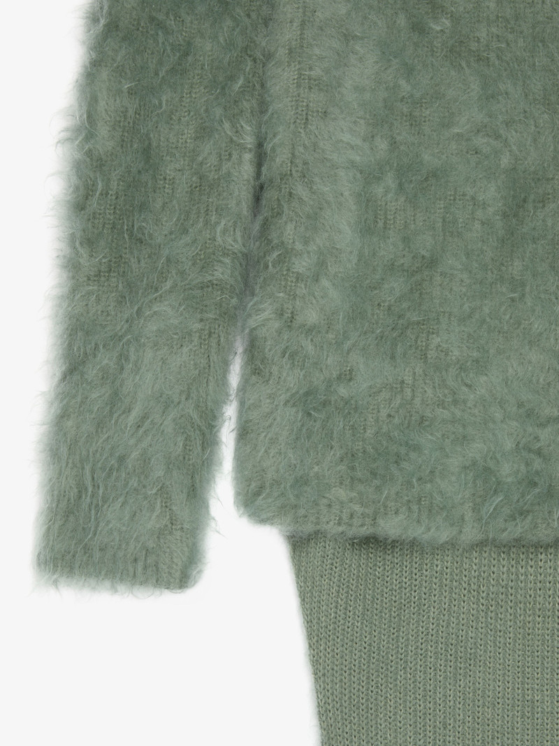 SWEATER IN MOHAIR AND WOOL WITH TRAIN 5