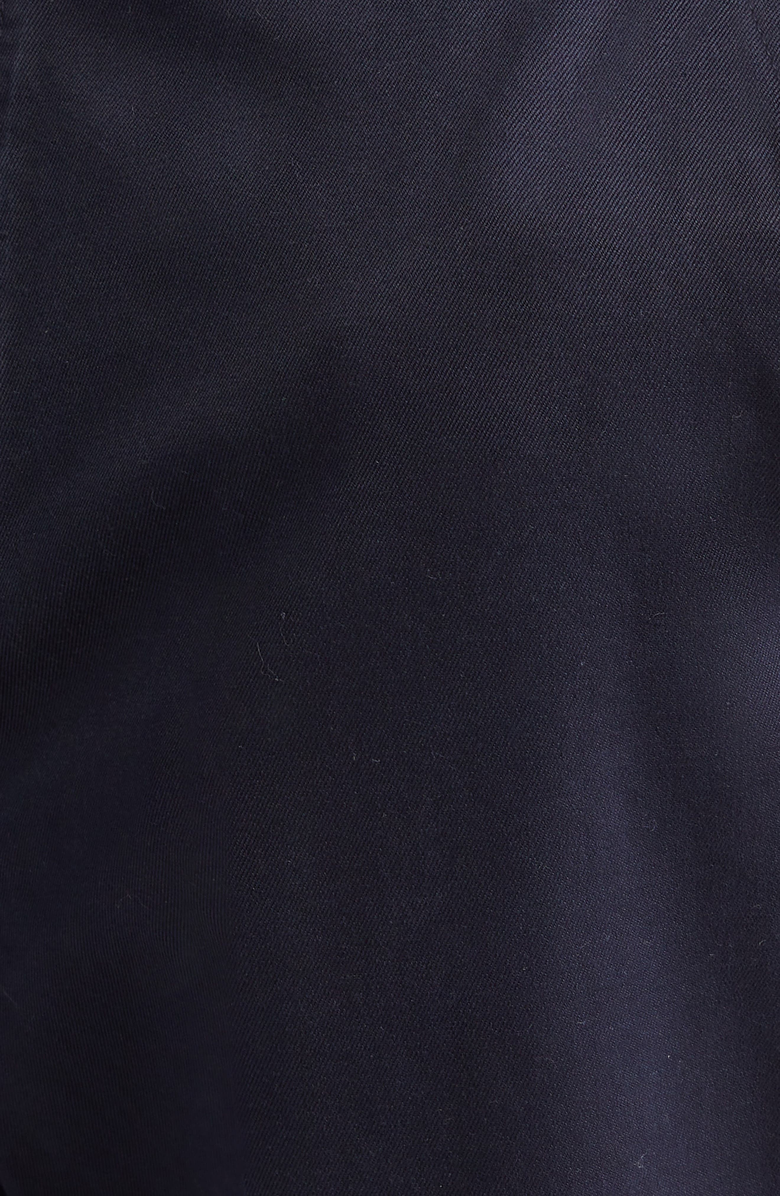 Thom Browne Cotton Twill Crop Chinos in Navy at Nordstrom - 7