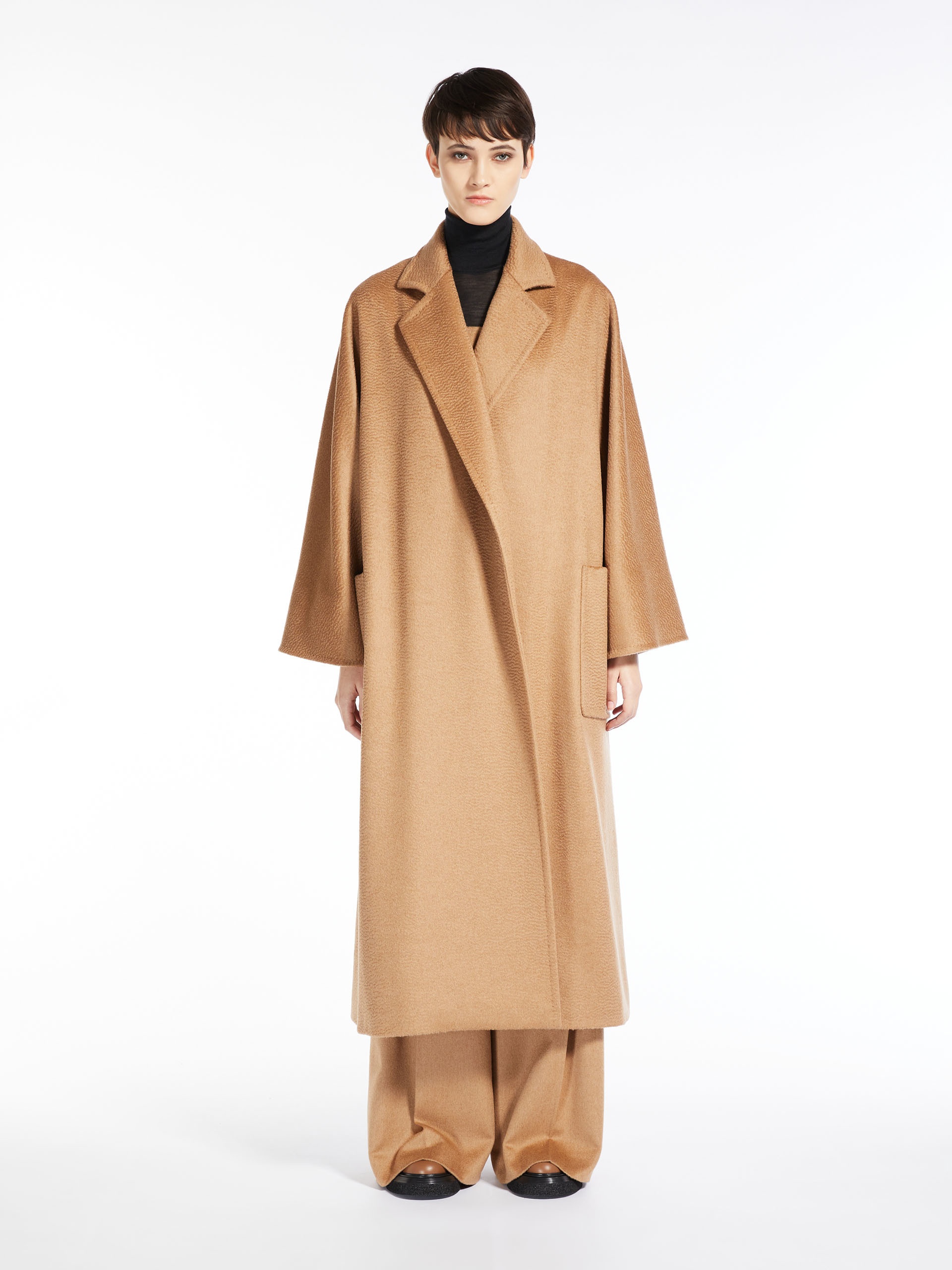 OLEA Camel colour robe coat - 3