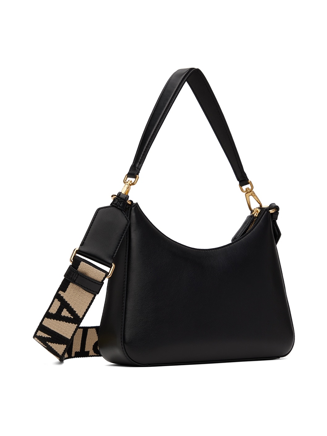 Stella McCartney Black Logo Crossbody Shoulder Bag | REVERSIBLE