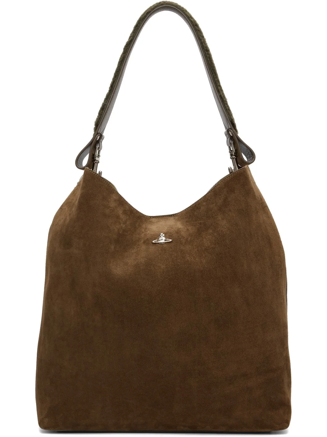 Khaki Lottie Large Shoulder Bag - 1