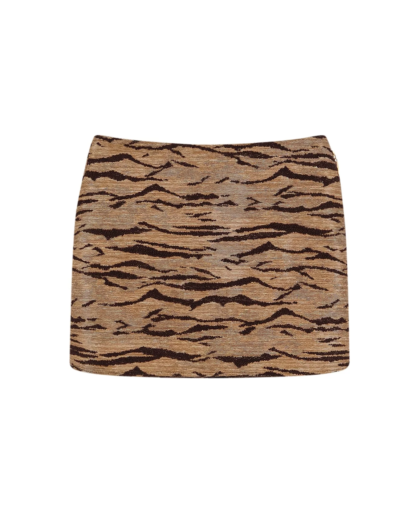 Embroidered Mini Skirt - 1