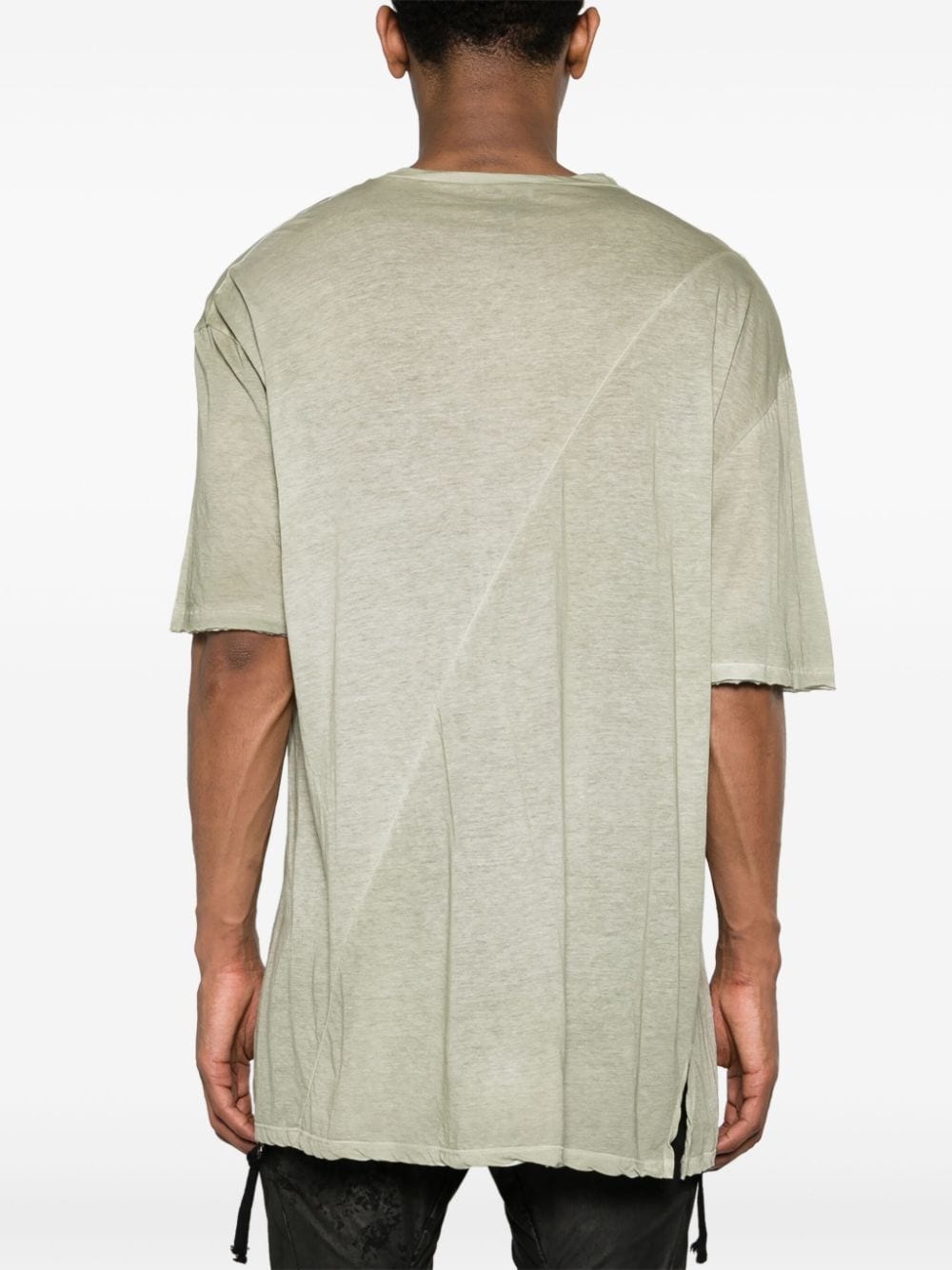 drop-shoulder mÃ©lange T-shirt - 4