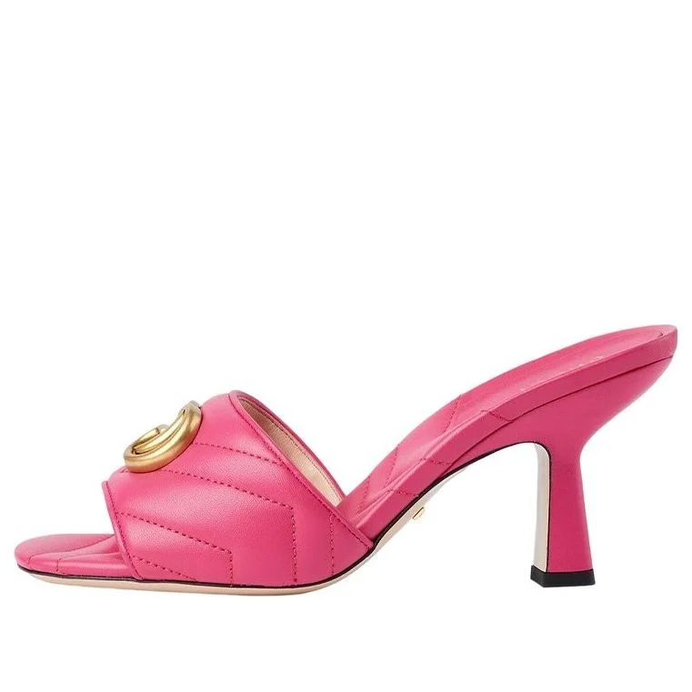(WMNS) Gucci GG Marmont mules 'Pink' 674839-BKO00-5752 - 1