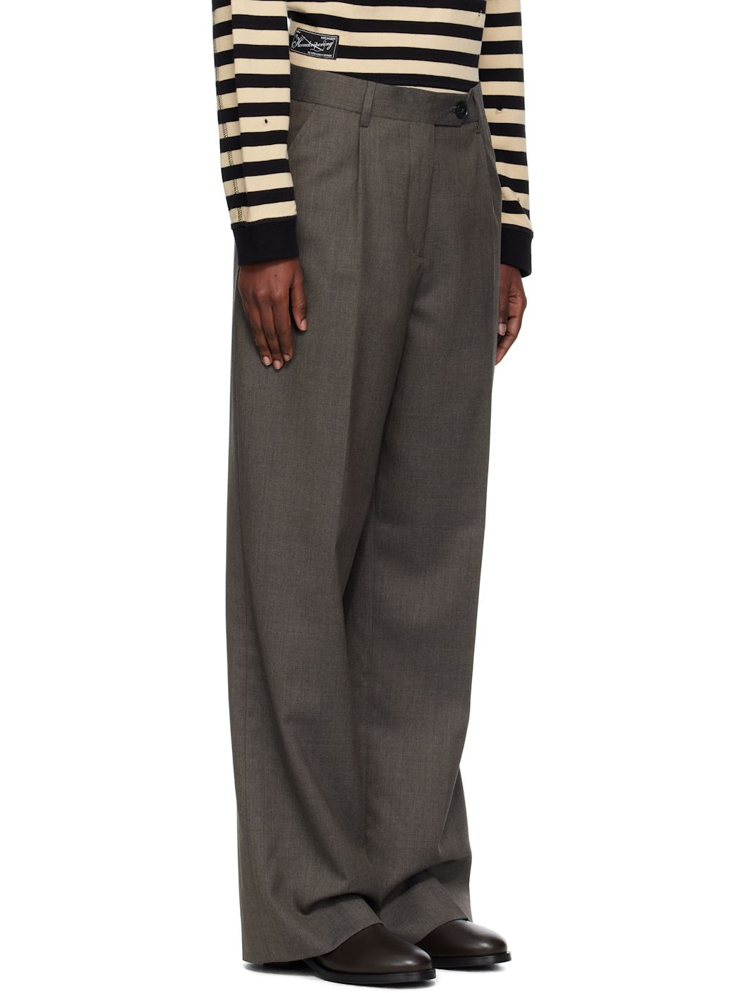 Taupe Primary Trousers - 2