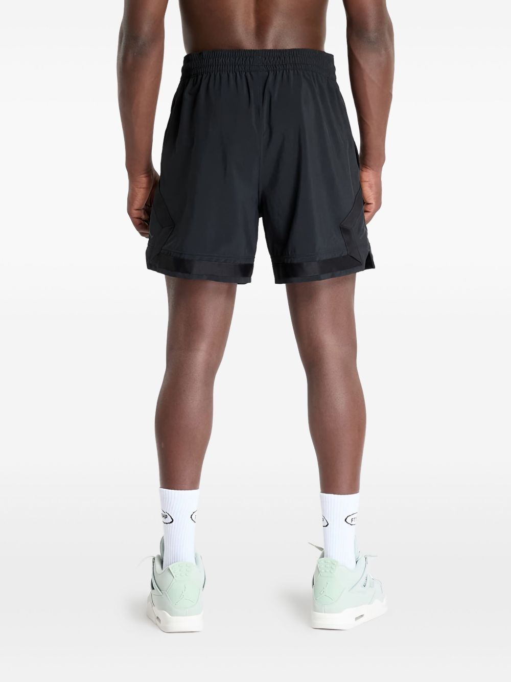 elasticated-waistband track shorts - 3