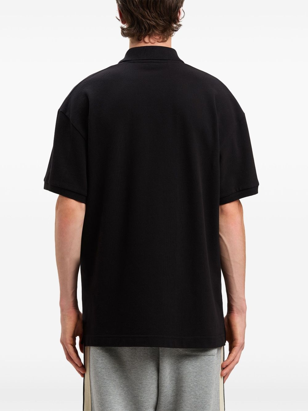 logo-print polo t-shirt - 5