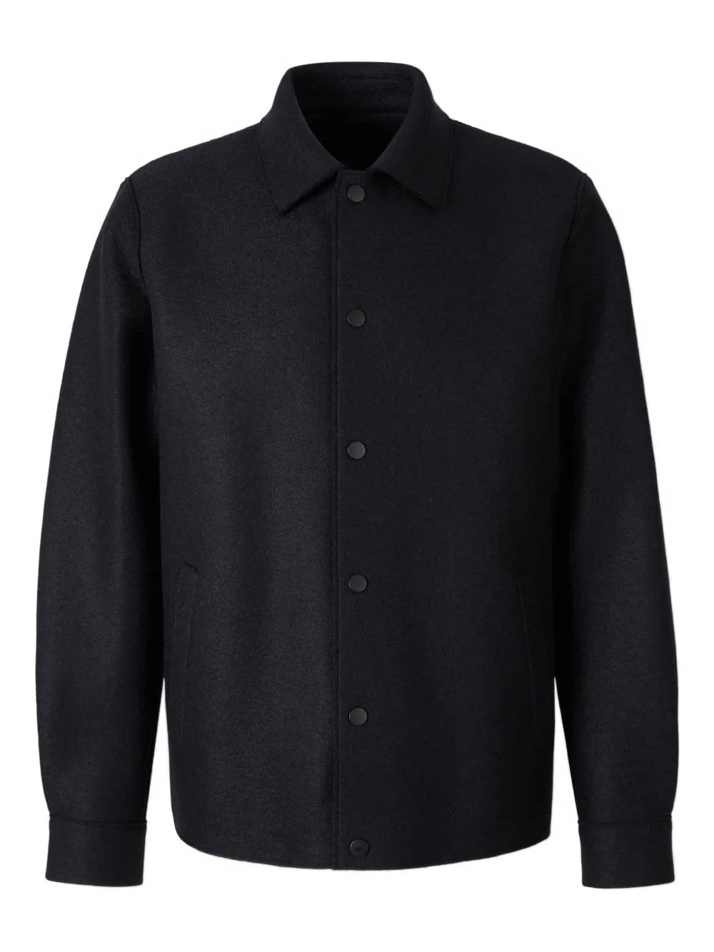 snap-button shirt jacket - 1