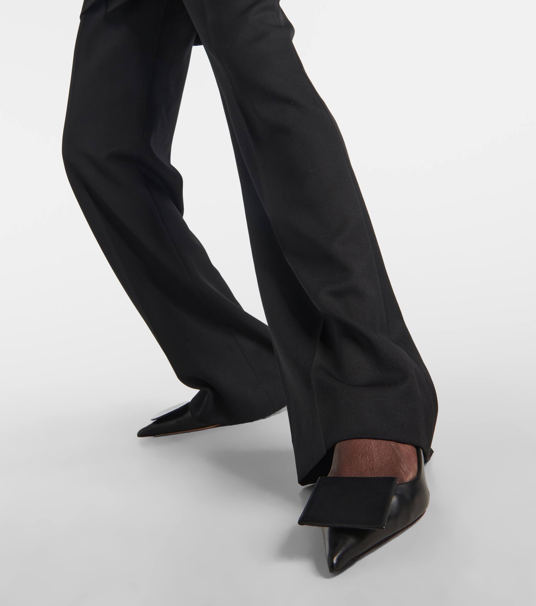 Les Slingbacks Duelo leather pumps - 4
