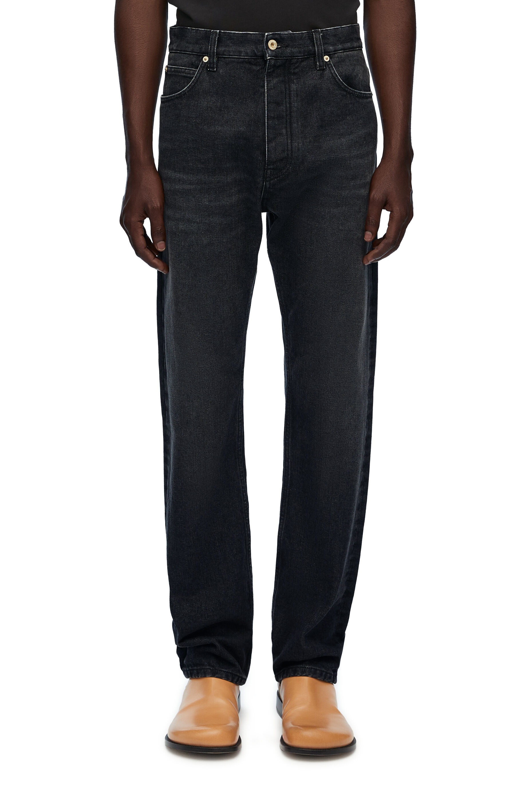 Straight leg jeans in denim - 3
