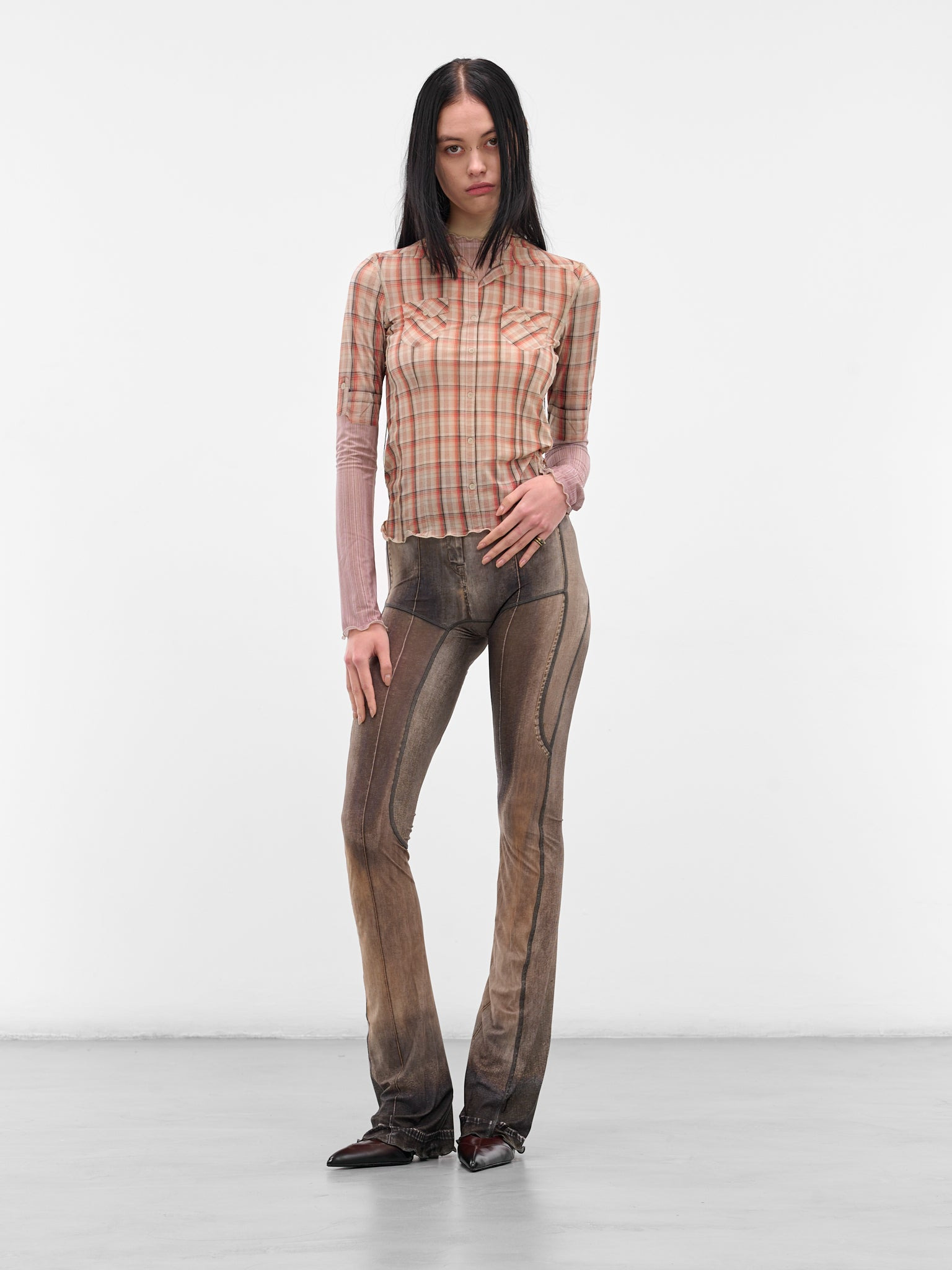 Harley Flannel Print Halcyon Top - 6