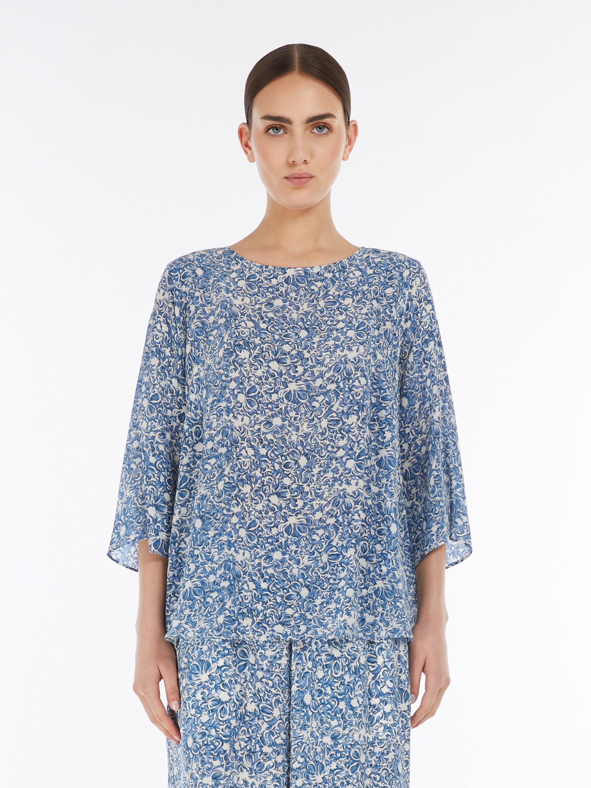 GINNICO Silk twill blouse - 3
