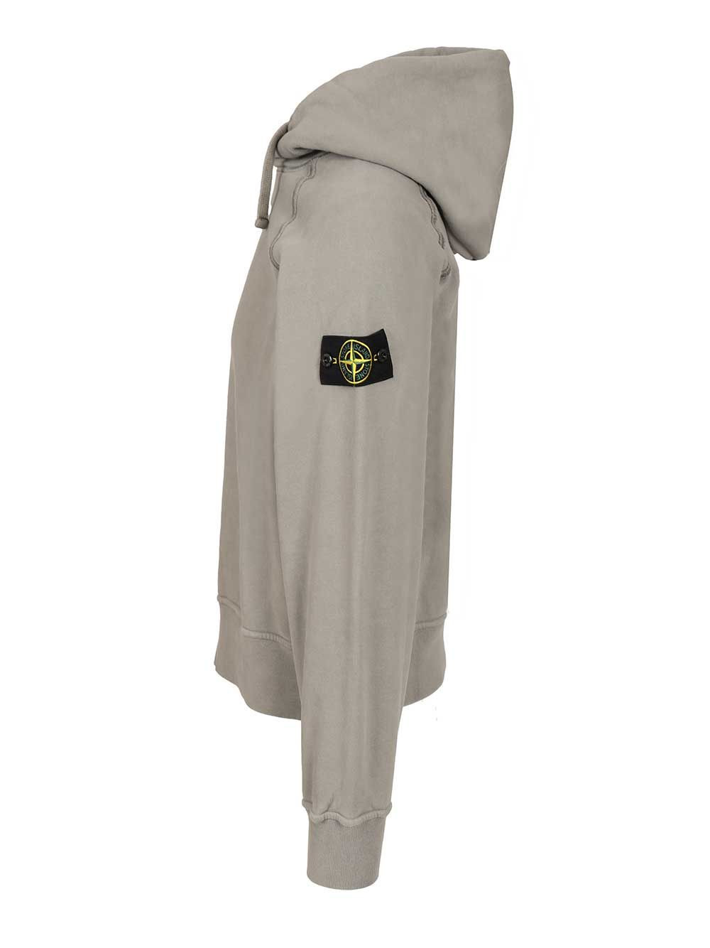 Organic Cotton Hoodie Sweatshirts Grey - 3