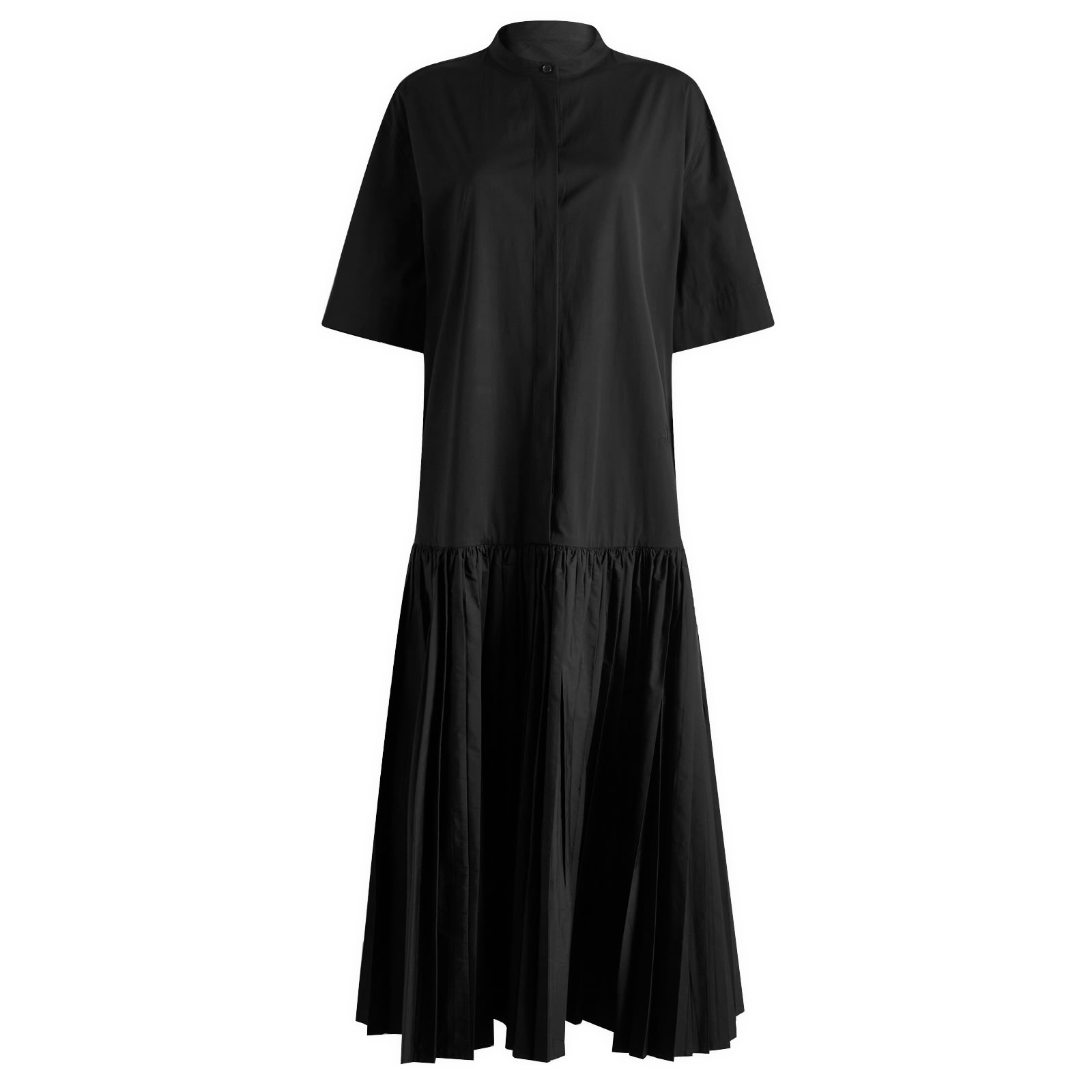 ワンピース JIL SANDER LONG DRESS WITH BLACK RUFFLES Jil Sander Long Dress With Black Ruffle – LOZURI®