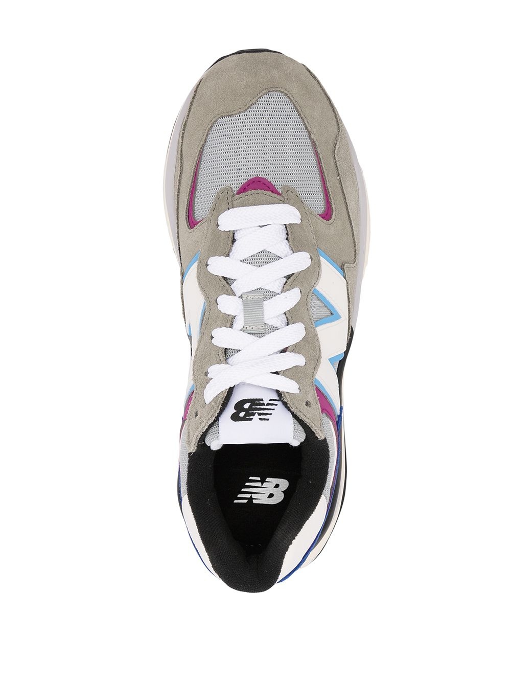 57/40 low-top lace-up sneakers - 4