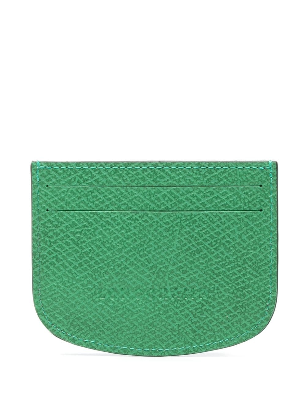 Épure logo-embroidered cardholder - 2