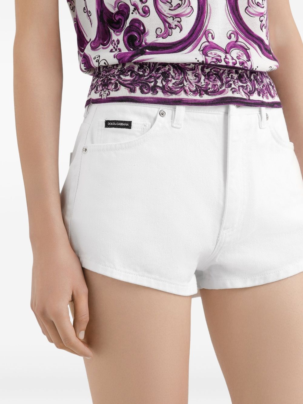 logo-plaque shorts - 4