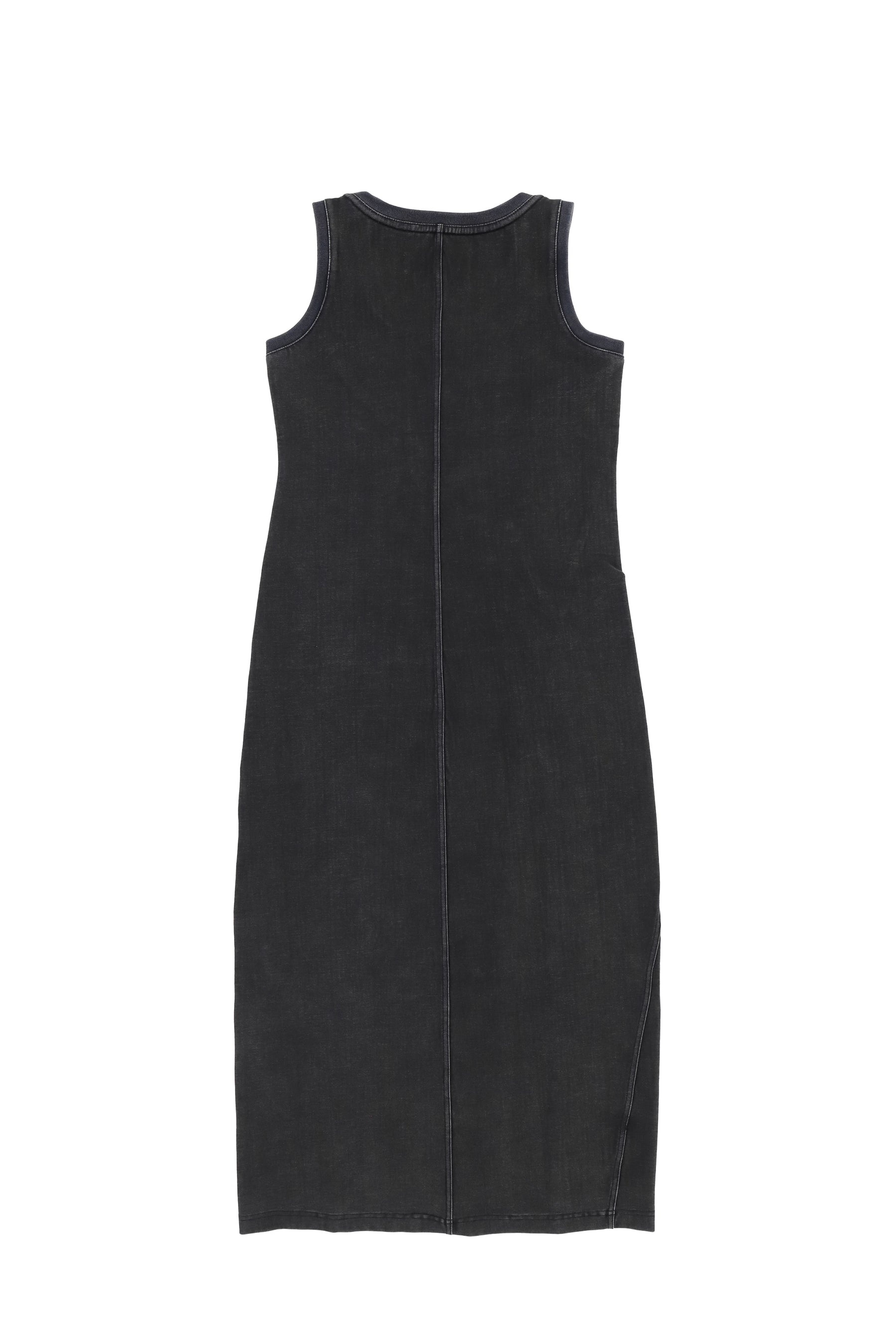DECONSTRUCTED DRESS IN WASHED JERSEY / GRY - 2