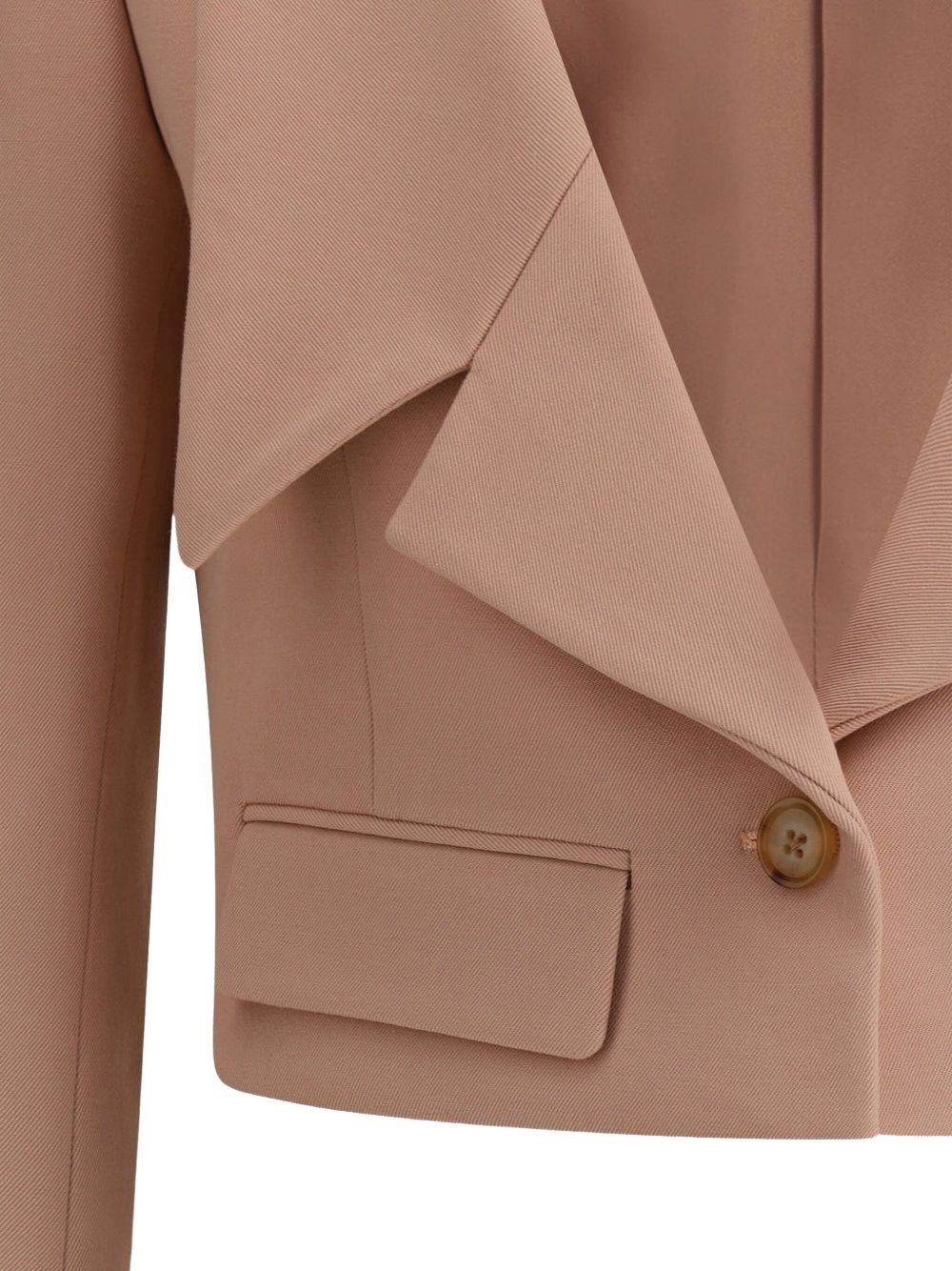cropped blazer - 3