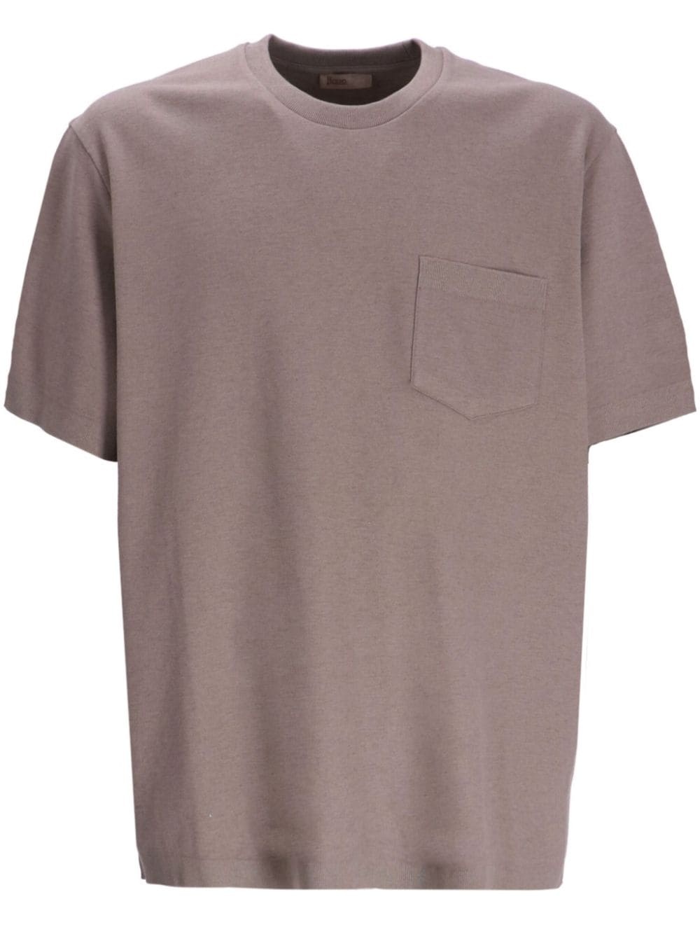 patch pocket t-shirt - 1