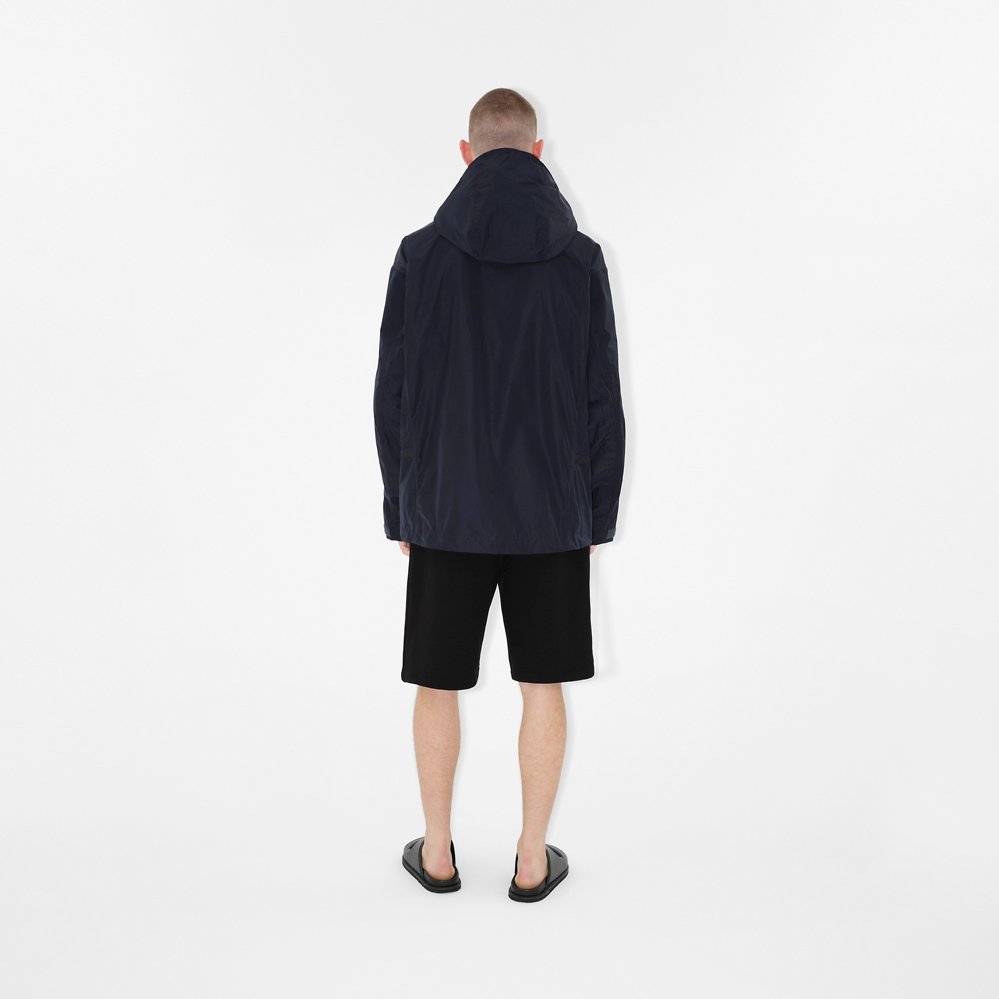 Logo Appliqué Lightweight Hooded Jacket - 4