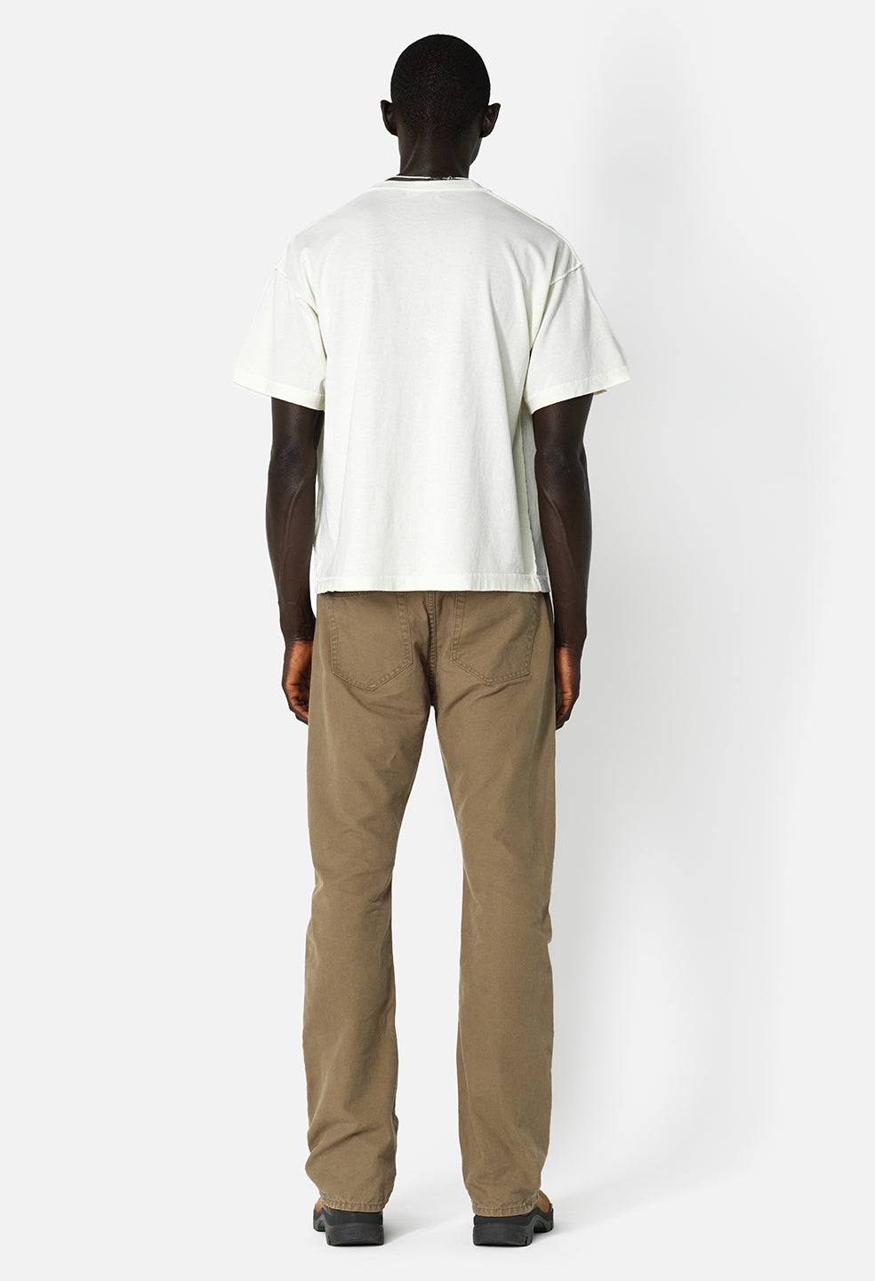 WASHED CANVAS CARIBOU BOOT-CUT - 5