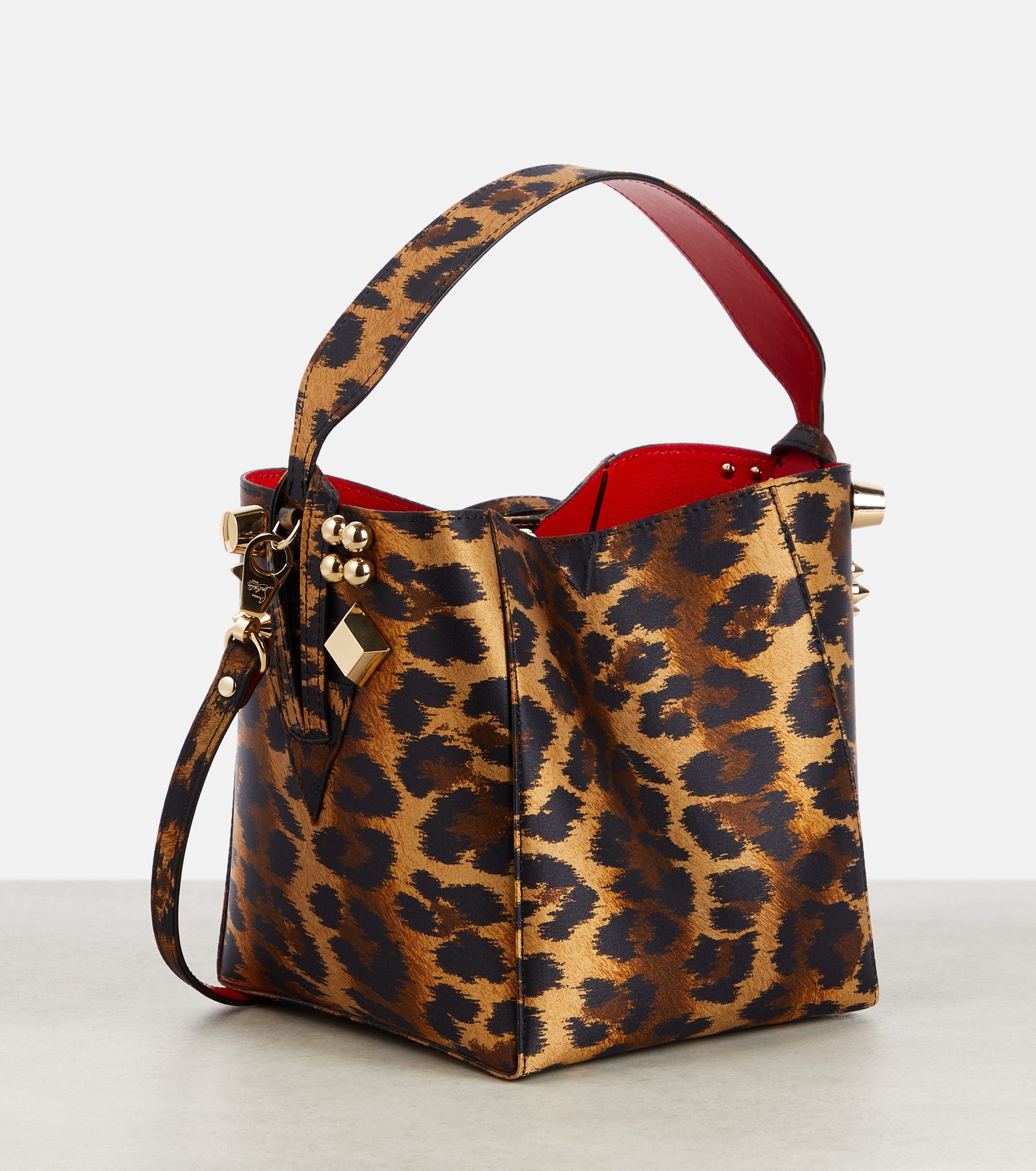 Cabachic Mini satin bucket bag - 4