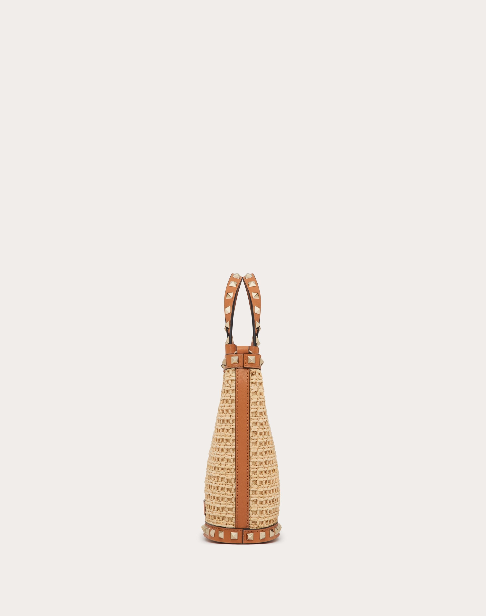 MINI ROCKSTUD RAFFIA SHOULDER BAG - 5