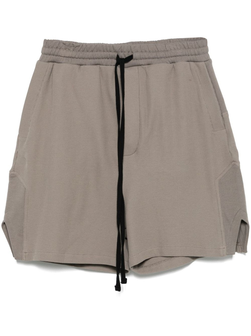 waffle-effect track shorts 1