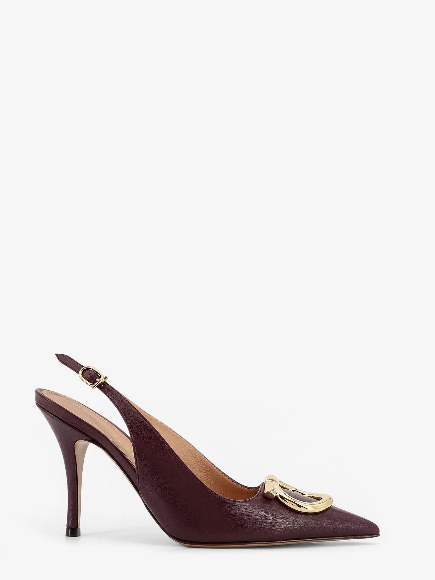 Ferragamo Sara 95 Leather Slingback Pumps - 1