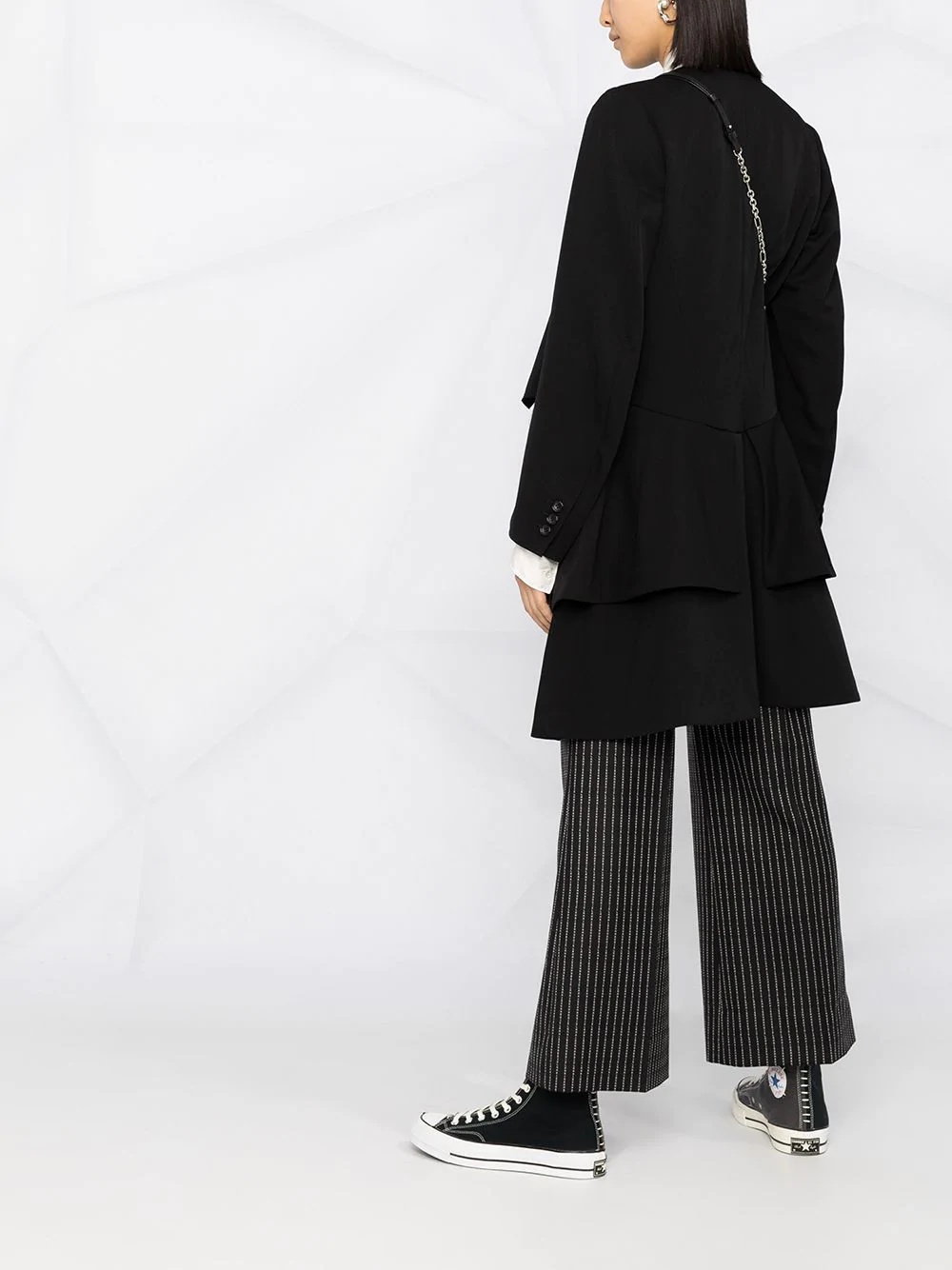 tiered longline jacket - 6