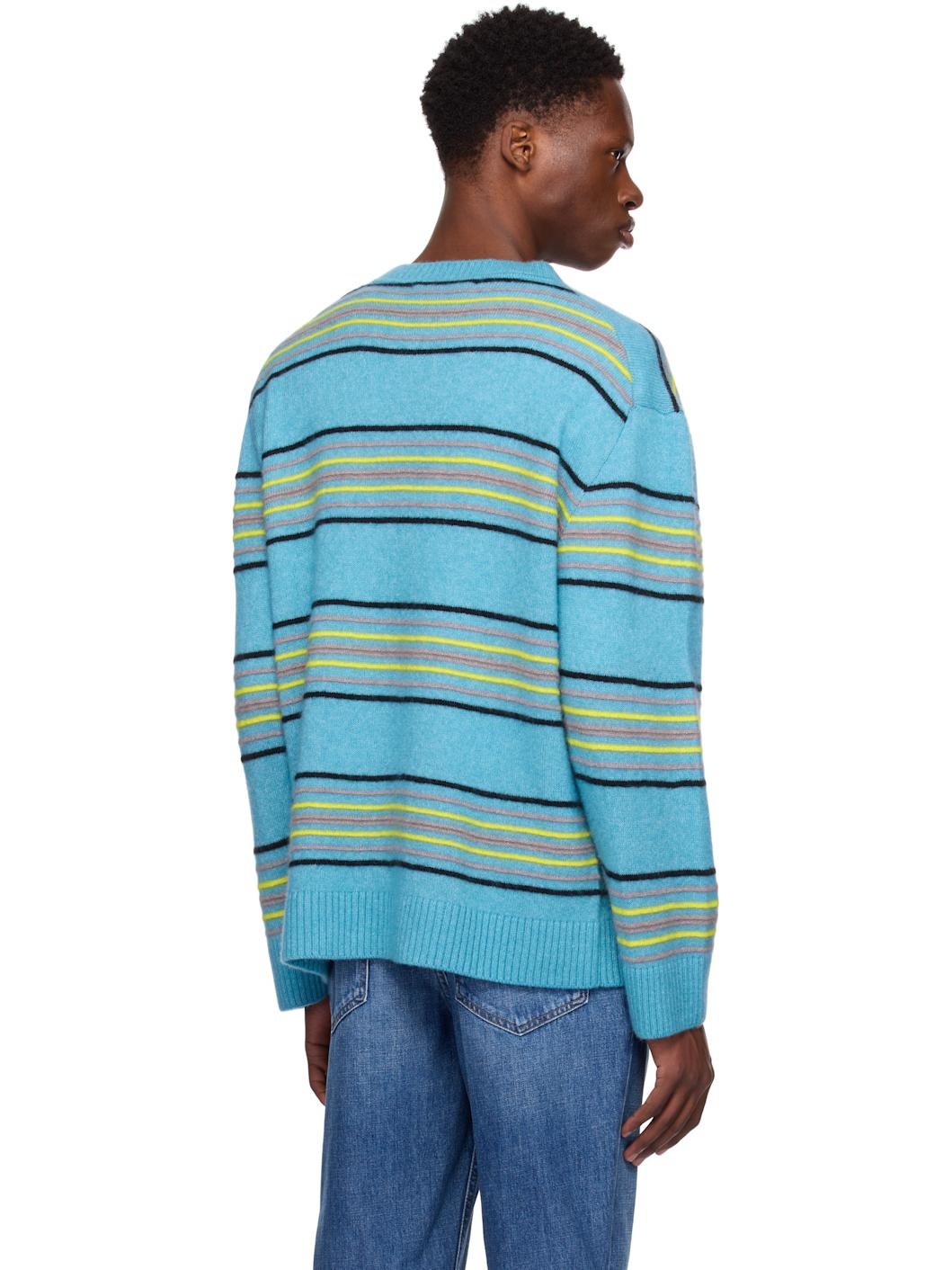 Blue Reef Stripe Sweater - 3