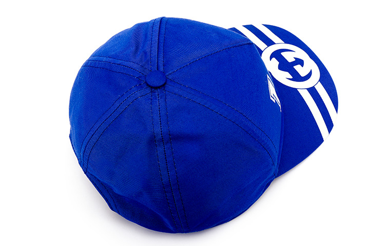 Gucci 100 Baseball Velcro Strap Cap 'Blue' 6730814HAKR4368 - 5