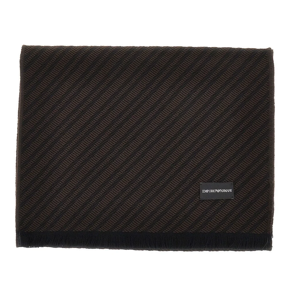 JACQUARD VISCOSE BLEND SCARF - 1