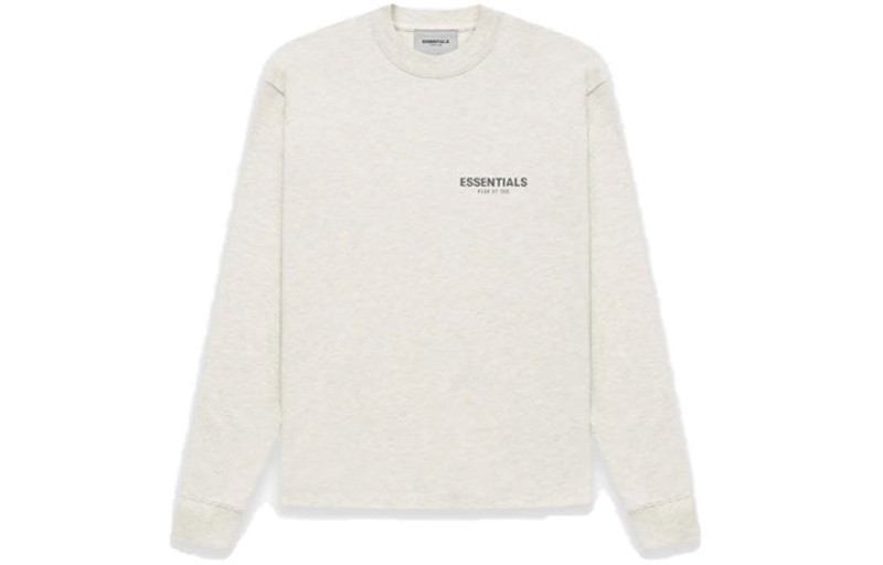 ESSENTIALS Fear of God Essentials FW21 Long Sleeve T-Shirt White FOG-FW21-157 outlook