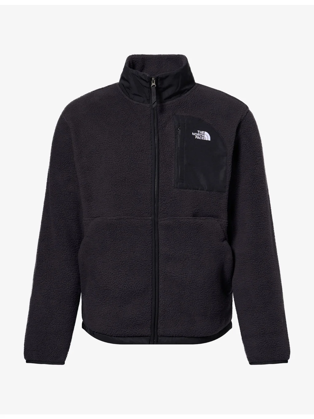 Yumiori Brand-Embroidered Fleece Jacket - 1
