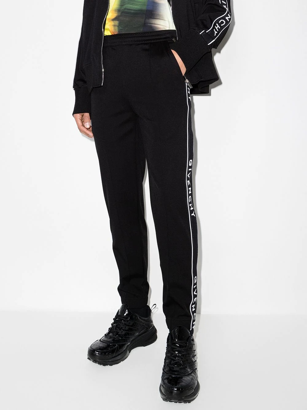 logo-stripe track pants - 2