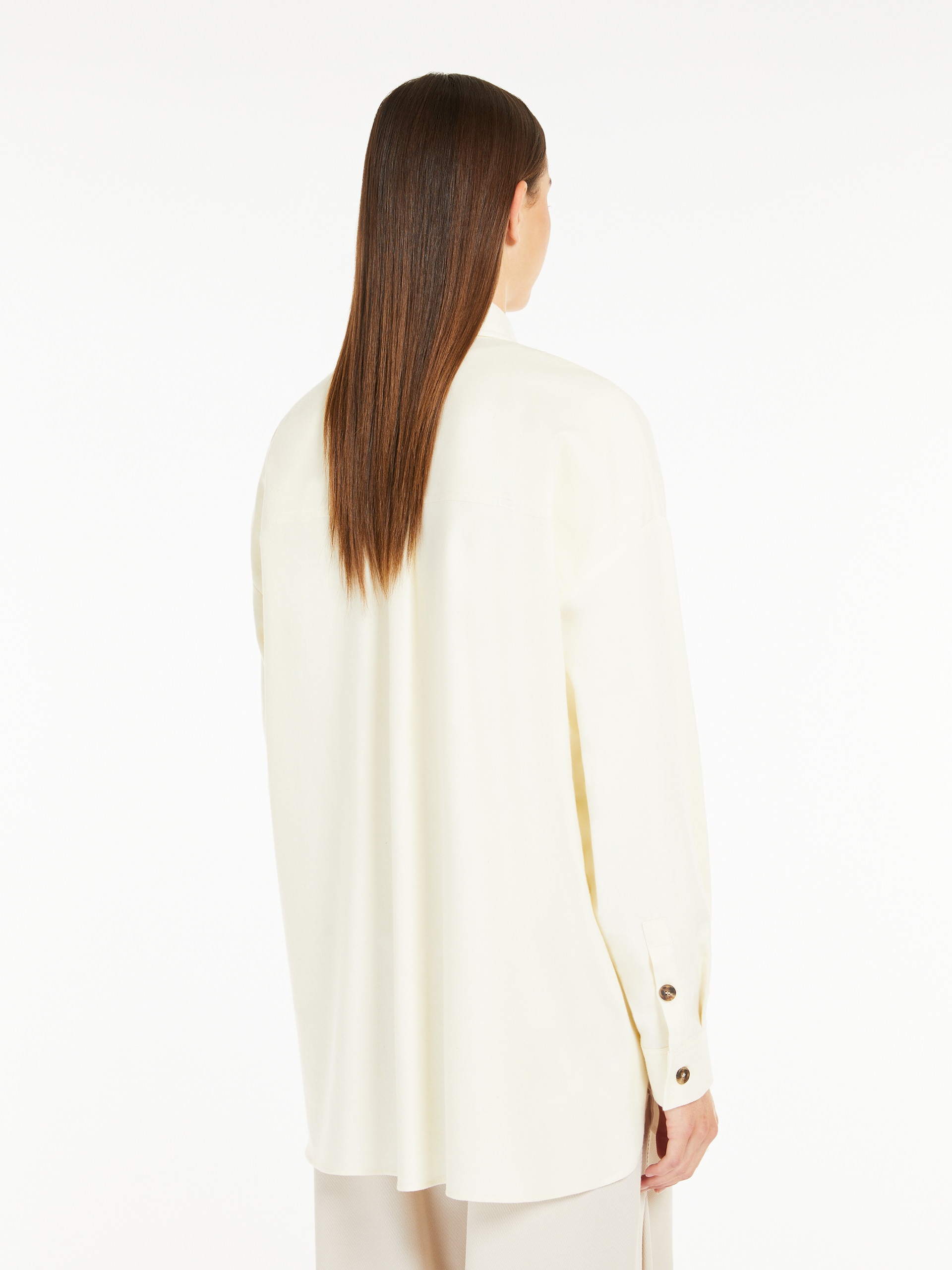 ROLF Cotton flannel oversized shirt - 4